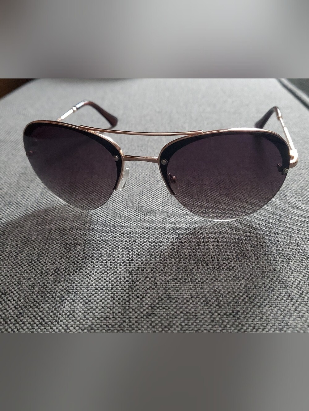 Prive Revaux The Warrior Round Gold-Tone Sunglasses